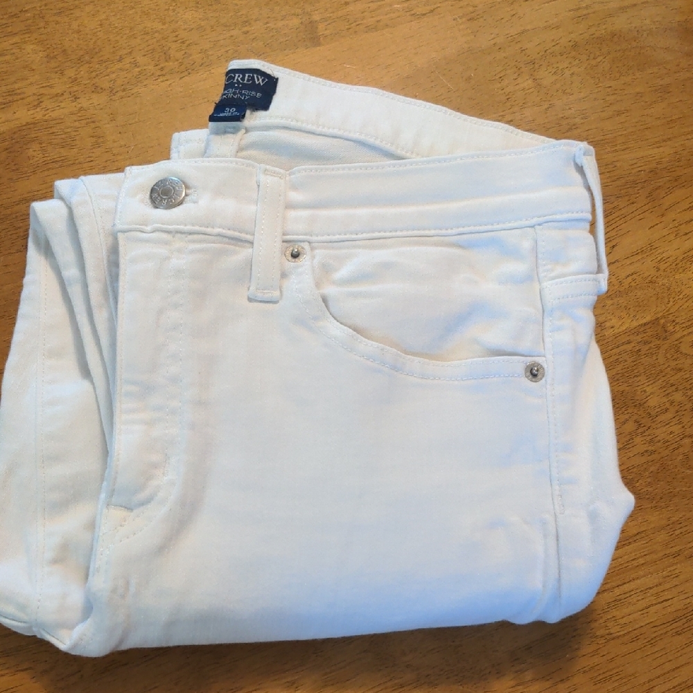 J. Crew White Women's Skinny Jeans - Clean Slim Fit - Picture 4 of 4